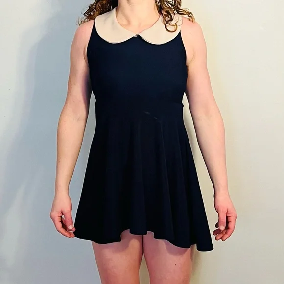 navy blue baby doll dress Bride and Bach Tote Bags, Custom Bachelorette Party Gifts for Bridesmaids & Bride, XL w Zipper from BluChi